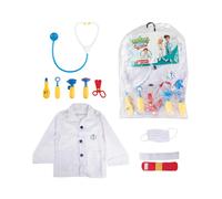 Toi-Toys - Costume Da Dottore Per Bambini Con Giacca E Accessori (10 Pezzi)