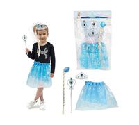 Toi-Toys - Costume per Bambini Eisprinzessin Verkleidungsset ( Tutu,Tiara,Coda,