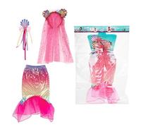 Toi-Toys Costume Verkleidungsset Sirena (Vestito,Diadema,Bacchetta Magica)