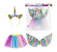 Toi-Toys DREAM HORSE Set Di Costumi - Unicorno Con Ali + Costume Tutu Unicorn