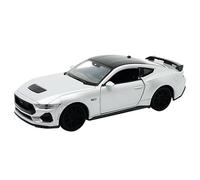 Toi-Toys Ford Mustang GT 2024 - Modellino auto in metallo, 12 cm, modello auto giocattolo 87 (argento metallizzato)