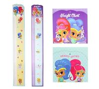 Toi-toys Groeimeter Shimmer & Shine Meisjes 60-150 Cm - Blauw