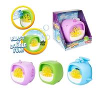 Toi-Toys Macchina per bolle di sapone Cube 3Var funzionamento a batteria