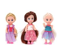 Toi-Toys Mini-Mode-Prinzessin Lila/Kleid Blume