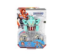 Toi-Toys Roboforces Transformers Robot 3 in 1 con luce - auto, dirigibile, robot - giocattolo dai 3 anni in su, action figure - giocattolo da costruzione - veicolo