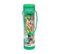 Toi-Toys Set da gioco di dinosauri Animal World con 10 personaggi e accessori