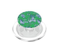 Toile Chinoiserie Preppy Blue and Green Willow Pattern PopSockets PopGrip per MagSafe