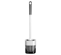 Toilet Brush And Holder Set, No Drilling Toilet Brush With Holder, Wall Mounted Cleaner Scrubber Plunger For Shower Floor Tile Tub Grout Home Cleaning Scrubbing