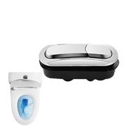 Toilet Button - Flush Button | Universal Toilet Tank Buttons Replacement | ABS Stainless Steel Flexible Push Control For Most Bathrooms, Round & Square Styles Precise Fit Easy Repair Water Saving