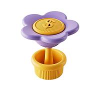 Toilet Button Pushers, Toilet Flusher Top Push Assist Tool for Hygienic Touch Free, Flower Shape Water Tank Press Device, Easy Grip Sanitary Helper, Bathroom Accessory