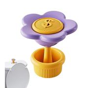 Toilet Button Pushers, Toilets Flusher Top Push Button, ABS Flower Shape Water Tank Flush Assist Tool for Hospital, Home, Public Restroom, and Bathroom, 1.77x1.77x1.77 Inches