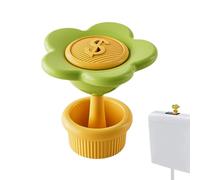 Toilet Button Pushers, Toilets Flusher Top Push Button, ABS Flower Shape Water Tank Flush Assist Tool for Hospital, Home, Public Restroom, and Bathroom, 1.77x1.77x1.77 Inches