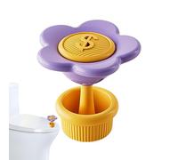 Toilet Button Pushers, Top Push Flusher, Flower Shaped Flush Assist Tool, Hygienic Water Tank Button, Convenient Bathroom for Hospital Home Public Restroom Use, 1.77x1.77 inches