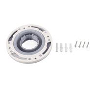 Toilet Flange Repair Kit | Universal Silicone & ABS Flange Replacement for 4in 5in & Special 3in Waste Pipe | No Floor Removal Needed, Simple Installation with Wax Ring