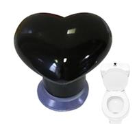 Toilet Flush Button Aid - Design creativo compatto a forma di cuore, aiutante senza problemi, soluzione di sostituzione senza sforzo per hardware del bagno, facile configurazione fai da te | per carri