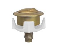 Toilet Flush Button, Toilet Flash, 1.89x2.13 Inches, Leak Proof Flusher, Modern Tank Easy Press Chrome Replacement for Apartment, Bathroom, Home, Renter, Plumber, Homeowner, Restroom, Guest Room