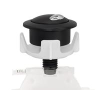 Toilet Flush Button, Toilet Flash, 1.89x2.13 Inches, Leak Proof Flusher, Modern Tank Easy Press Chrome Replacement for Apartment, Bathroom, Home, Renter, Plumber, Homeowner, Restroom, Guest Room