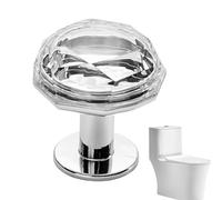 Toilet Flush Replacement - Button, Bathroom Accessory | Easy Installation, Universal Design, Durevole, Chrome Finish, Compatibile con Cisterns, Ideal For Home, Office, Daily Use, Easy Maintena