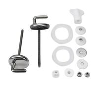 Toilet Lid Hinges Replacement Any Toilet Seat Cover Fixing Kit 4.61 Inches Sturdy Multi-Purpose Repair Set for Homes, Hotels, Schools, and Public Restrooms