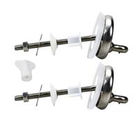 Toilet Lid Hinges Replacement, Toilet Seats Fixing Kit, 4.61 Inches Stainless Fastenersl, Durable Screws, Easy Installation, Toilets Seat Repair Set for Home Public Restrooms Schools Hotels