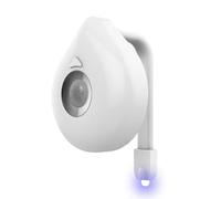 Toilet Night Light, Color Changing Toilet Light, LED Toilet Bowl Light, Smart Toilet Light, Battery Powered Toilet Light, 8 Color Changing Options Smart Sensor Technology Home Gadget for Men, Women