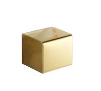 Toilet Paper Box phone Holder Gold Stainless Steel Roll Rack Waterproof Towel(Golden-16cm)