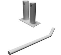 Toilet Paper Holder Double Roll for Bathroom Storage 3M Adhesive Mount Modern