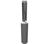 Toilet Paper Roll Holder Expandable for Recessed Wall Mount with Rubber Band