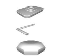 Toilet Paper Roll Holder Modern Minimalist Wall Mount Bathroom Dispenser