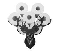 Toilet Paper Wall Shelf - Mounted Tissue Storage, Animal Decor Organizer