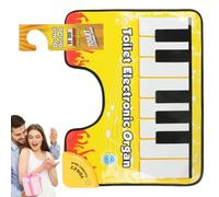 Toilet Piano Mat-Piano Tastiera Opaco Toilet Tappetino WC con tastiera musicale | Divertente Musica Mat per ragazzi e ragazze, tappetino da gioco musicale per lavabo, tappetino da bagno aveva