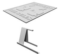 Toilet Rules Wall Sign with Optional Stand - Bathroom Etiquette Reminder