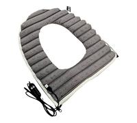 Toilet Seat Cover, Soft Heated Toilets Pad, Powered Seats Warmer, Adjustable Temperature Cushion, Electric Heating Pads for Bathroom, Home, Dorm, Winter Use, Elderly Care, 17.32x14.57x0.79 Inches