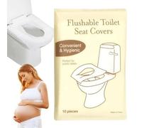 Toilet Seat Covers Flushable,large Mat Cover | Fodere 10x, carta di formazione in vaso per, copertura, da viaggio