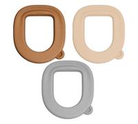 Toilet Seat Cushion - 3 Pieces Soft EVA Material, Reusable Comfortable Washable Toilet Cover Pad, Non-Slip Hygienic Protector | Bathroom, Home, Hotel, Apartment, Public Restroom, Elderly Care