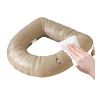 Toilet Seat Cushion - Soft Comfort Pad | Memory Foam Material with Non Slip Bottom, Ergonomic Contour Design, Removable Washable Cover for Home Toilet and Travel Convenience