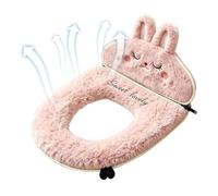 Toilet Seat Cushion, Washable Plush Potty Pad, Zippered Cover With Handle | Add A Soft Layer To Bathroom Seating With A Removable Plush Pad For Home Restrooms, Hotels, Apartments, Nursing Facilities