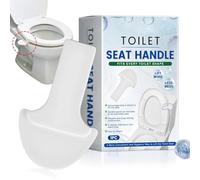 Toilet Seat Lifter, Universal Easy Clean, 3 Pack Set with Touch Free Feature, Cover Tool for Bathroom, Lift Handle with Compact Design, Hygiene Accessory for Dorm Office Apartment Hotel