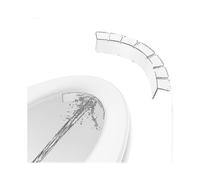 Toilet Seat Splash Guard Transparent Potty Training Pee Splash Guard Waterproof Urine Deflector for Kid and Adults