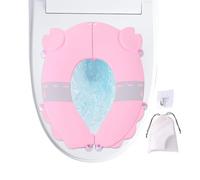 Toilet Seat, Splash Proof Potty, Foldable Anti Slip Design with Comfortable Fit, Toilet Training Accessory for Boys Girls, Travel Use for Bathroom Home Car 36.6 X 31.8 Cm