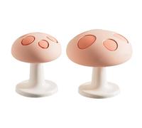 Toilet Tank Push Buttons | Silicone Cute Mushroom Flush Replacement,2pieces Cute Design Toilet Press Button Aid, Scope Of Application For Bathroom Home Improvement Renovation Project