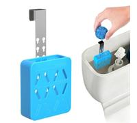Toilet Tank Tablet Holder - Cleaning Tabs Adjustable Storage Basket With Hooks | Toilet Cleaner Tablet Organizer | Bathroom Tank Storage Rack | Home Apartment School Dorm Hotel Hygiene Accessory Use