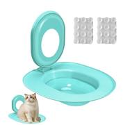 Toilet Training For Cats - PP, Potty Teaching Seat Non-Stick Design | Adjustable Kit Home Use, Cat Toilet Training Kit For Kittens, Apartments, Bathrooms, Indoor, Potty Learning, Hygiene Maintenance