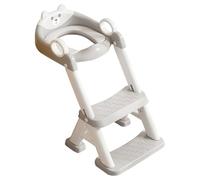 Toilet Training Seat for Toddler - Regolabile in Potty Chair with Step Stool, Foldable Kids Trainer | Non Slip Ladder with Splash Guard, Secure Bathroom Seat for Boys Girls, Easy Toilet Transition