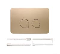 ToiletFlushPlate,DualFlushButtonforGeberitUP300UP320&Sigma01-60Series,ModernReplacementPanel,Bianco (oro opaco)