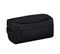 Toiletry Bag, Grooming Pouch, Portable Dangling Design Bathroom Wash Carrier for Travel, Business Trips, or Gym Use, 9.84x5.12x5.12 Inches, Polyester, Film, Mesh