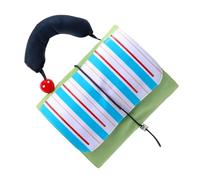 Toiletry Bag, Roll Up Cosmetic Storage with Handle, Large Capacity Portable Organizer, Foldable Makeup Pouch for Friends, Men, and Brushes, Travel and Home Use, 9.06x6.69x2.76 inch