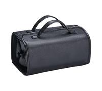 Toiletry Bag Women, Makeup Organizer Travel, Foldable Organize with 4 Compartments, Women Make Up Boxes, 24x14x12cm Black and Gray, Cosmetic Kit Box for Vacation, and Daily Use