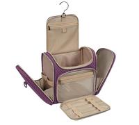 Toiletry Organizer With Hook | Portable Travel Organizer | Cosmetic Organizer For Travel | Shampoo Toiletry Bag | Travel Storage Pouch | Travel Organizer For Toiletries