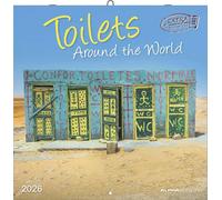 Toilets around the world calendario 2026 30x30 cm - AA.VV.